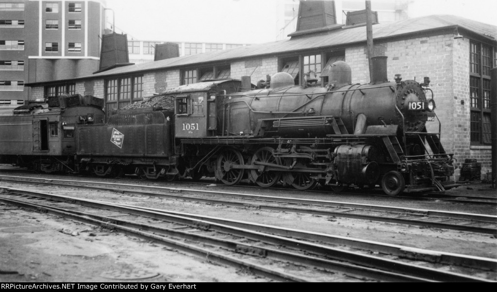 MILW 4-6-0 #1051 - Milwaukee Road